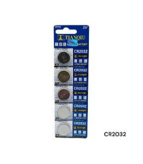 PILHA 3V C/5PC CR2032