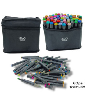 PINCEL 2PONTA 60PC TOUCH60 U08 xA-31
