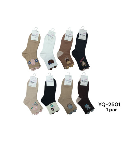 MEIA FEM 1PAR YQ-2501