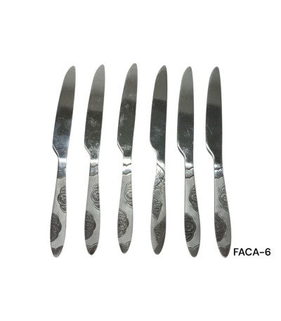 FACA METAL 6PCS FACA -6 U02