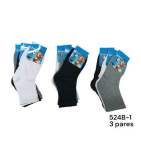 MEIA JUVENIL 3PAR 524B-1