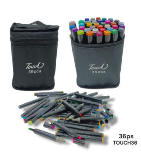 PINCEL 2PONTA 36PC TOUCH36 U08 xA-31