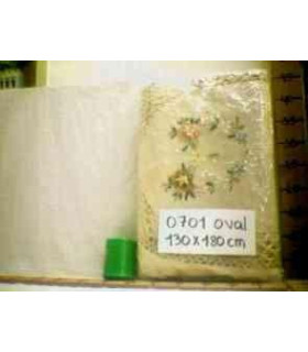 TOALHA MESA OVAL 130X180CM 0701 U01