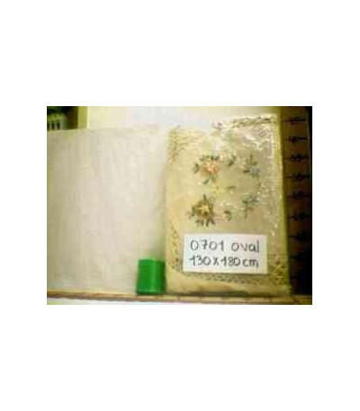 TOALHA MESA OVAL 130X180CM 0701 U01