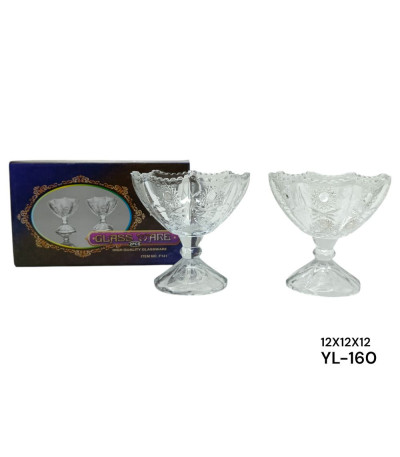 FRUTEIRA VIDRO 2PCS YL-160 xD-33