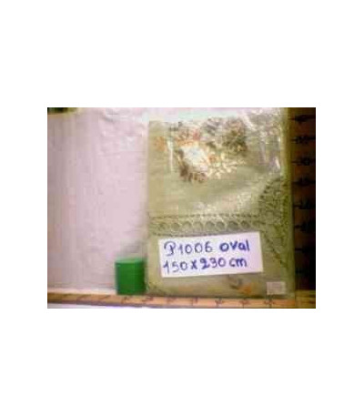 TOALHA MESA P1006 152X230 OV VERDE U03 xE-45