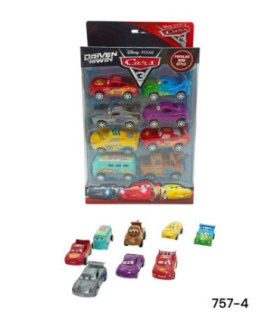 AUTO COLECAO CARS 8PCS 757-4