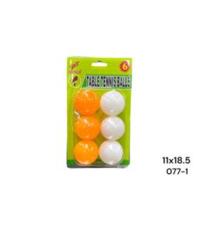 BOLA PING PONG 6PCS 077-1 U04 xD-6