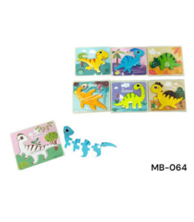 QUEBRA CABEZA DINO MB-064