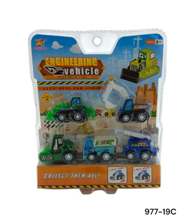 PROMO AUTO FRICCAO 5PCS CONSTR 977-19C