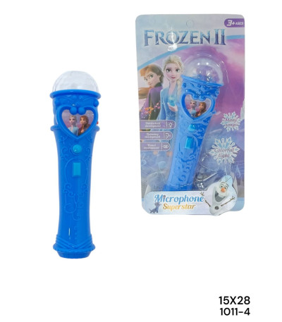 MICROFONE FROZEN C/LUZ 1011-4