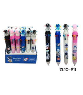 CANETA ASTRONA 1PC 10 COR ZL10-P11