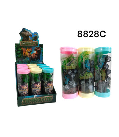 AUTO COLECAO TUBO DINO 8828C xD-15