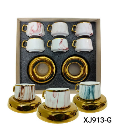JOGO XICARA XJ913-G U03