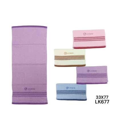 TOALLA P/ROSTRO 33x77 LK677 U01 xD-24