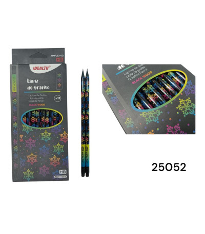 LAPIS PRETO GRFITO 12PC 25052