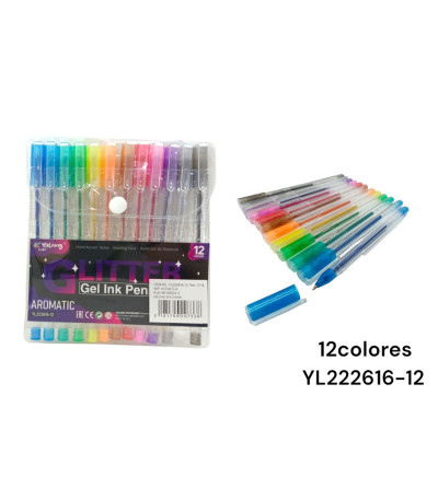 CANETA GEL 12PC YL222616-12