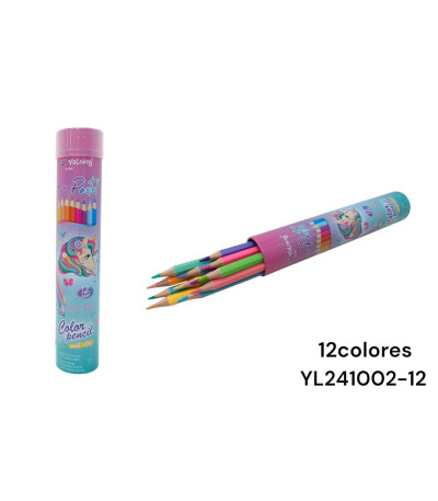 LAPIS DE COR 12PC YL241002-12