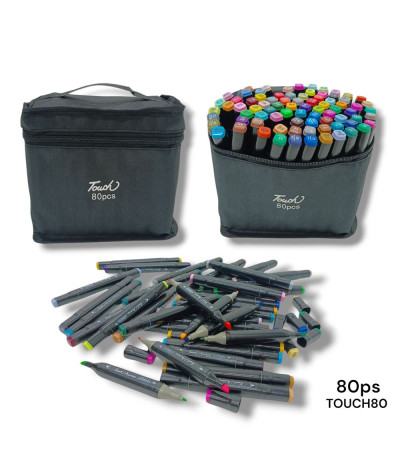 PINCEL 2PONTA 80PC TOUCH80 U03 xA-31