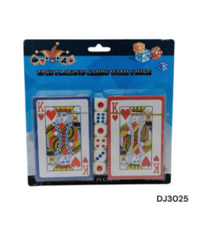 BARALHO C/DADO DJ3025 (SA184462)