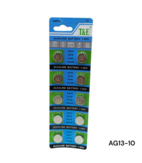 PILHA AG13 C/10PC AG13-10