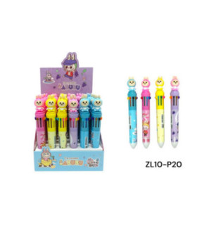 CANETA LABUBU 10COR ZL10-P20