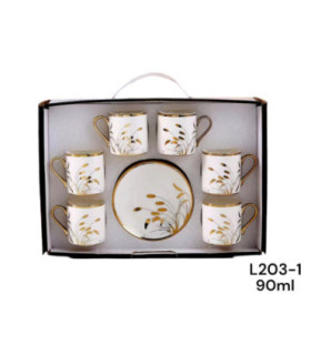 JOGO XICARA 90ML L203-1 xA-11