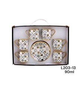 JOGO XICARA 90ML L203-13 xA-20
