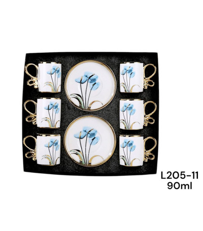 JOGO XICARA 90ML L205-11 U03