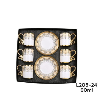 JOGO XICARA 90ML L205-24 xA-20