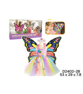 VESTIDO C/ALA D2402-2B