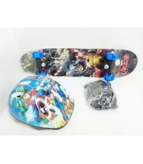 SKATE C/CAPACETE AV C/LUZ SKC-AV (179)