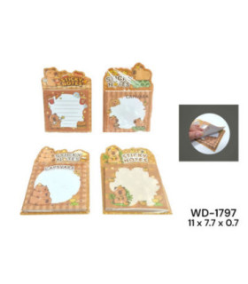 MINI ANOTADOR CAPIVARA  WD-1797