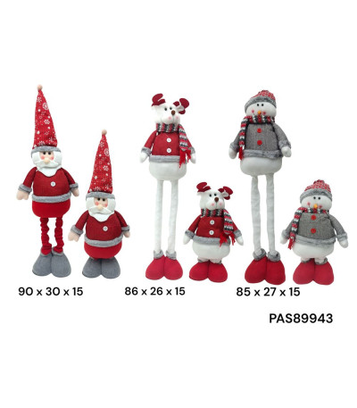 PELUCHE NATALINO SORTIDO PAS89943