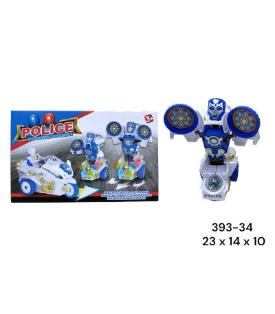 MOTO POLICIA TRANSF PILA 393-34