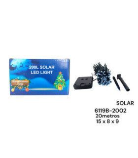 PISCA LED 200L SOLAR BR 20M 6119B-2002