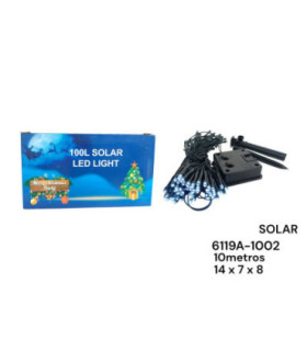 PISCA LED SOLAR 100L BR 10M 6119A-1002