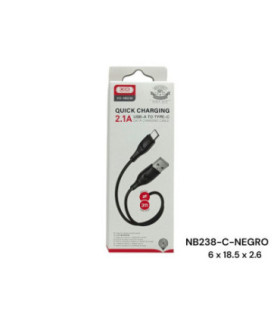 CABO USB-C NEGRO NB238-C-NEGRO (5011-1)