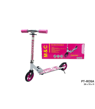 PATINETE ROSA C/LUZ PT-ROSA (636)