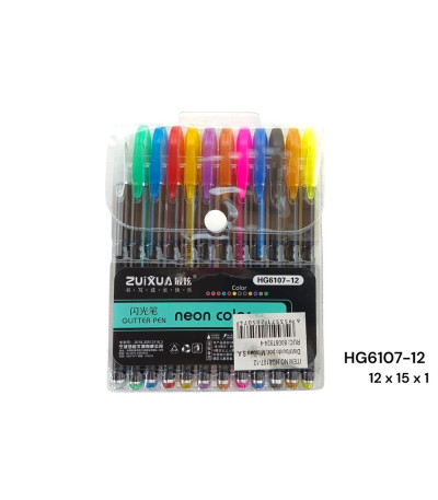 CANETA NEON 12PC HG6107-12