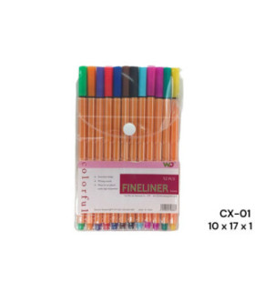 CANETA DE COR 12PCS CX-01
