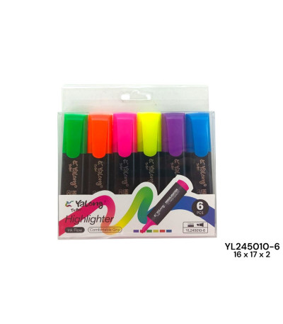 PINCEL 6COLOR YL245010-6