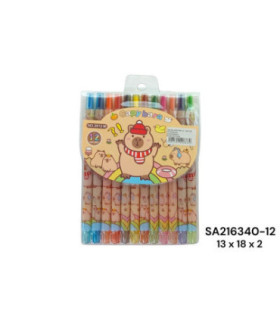 PINCEL CERA CAPIVARA 12PC SA216340-12