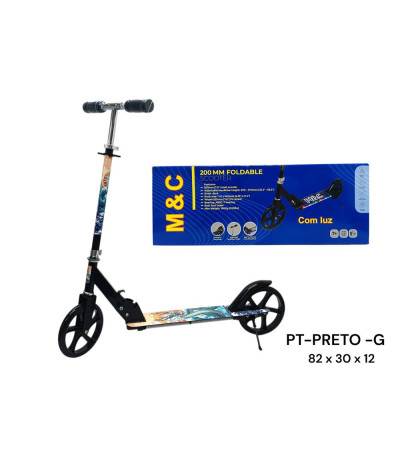 PATINETE PRETO GDE PT-PRETO -G (633)