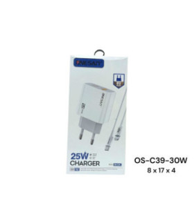 CARREGADOR C/CABO OS-C39-30W (A)