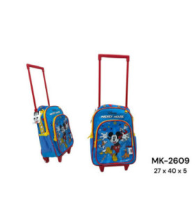MOCHILA MICKEY C/RODA MK2609
