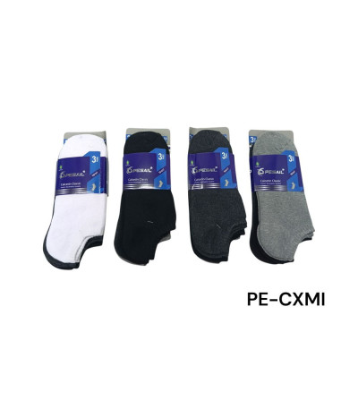 MEIA MASC.ADULTO 3PAR PE-CXMI