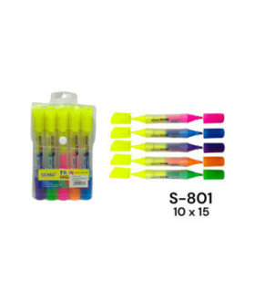 PINCEL 2PONTA 5PC S-801