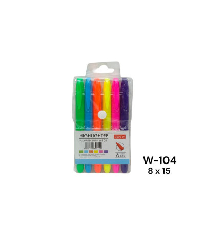 PINCEL COLORIDO 5PC W-104