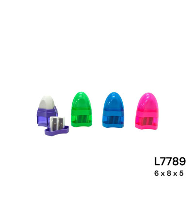 APONTADOR C/BORRACHA L7789